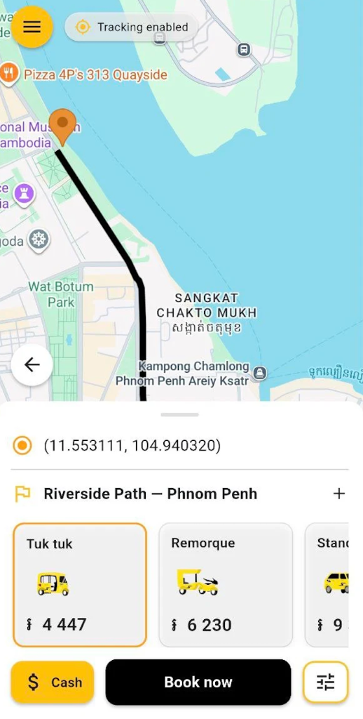 Speedbook Actual Interface